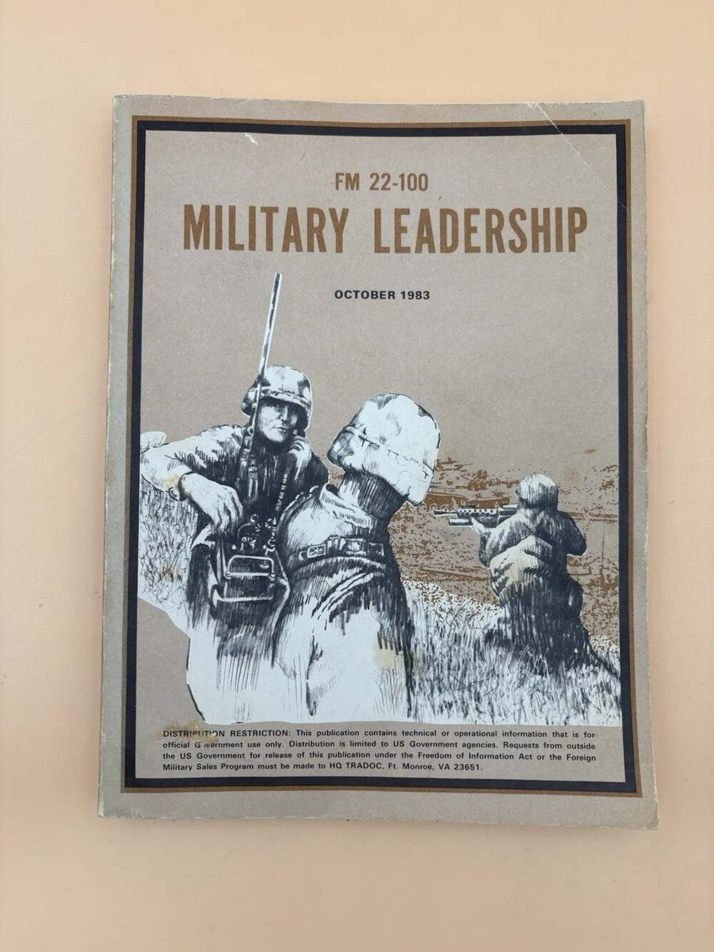 1983 Military Leadership FM 22-100 U.S. Army Training